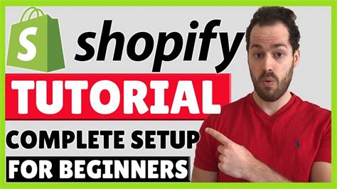 Shopify Tutorial for Beginners .